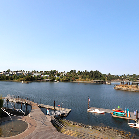 Rotating images of and photos of waterfront office in Victoria, BC