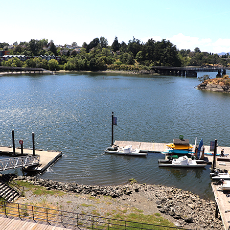 Rotating images of and photos of waterfront office in Victoria, BC